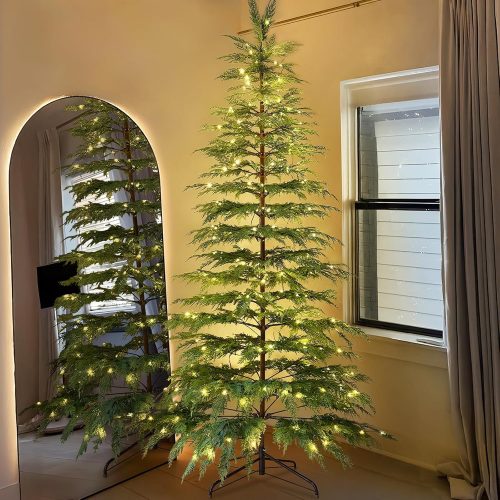 Sparse Pre Lit Cypress Christmas Tree with Twinkle Lights