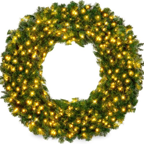 Blank Pine Christmas Wreath for DIY Decorating